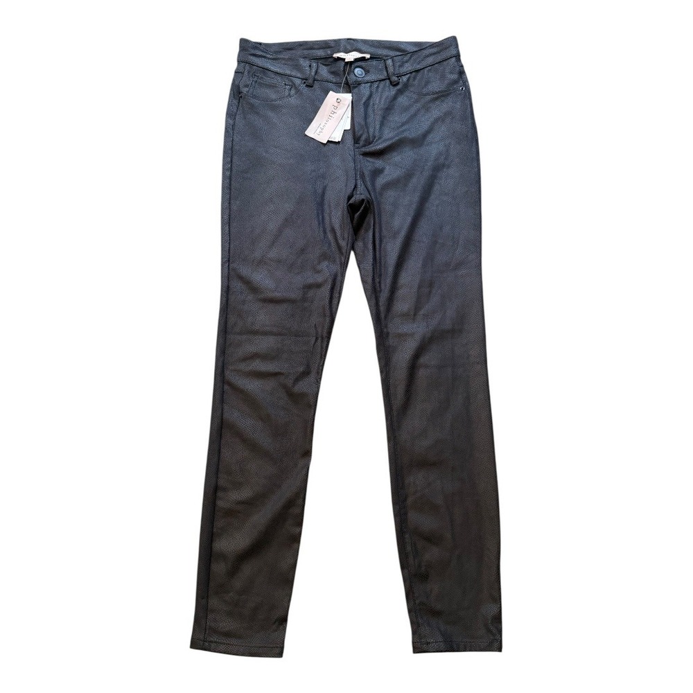 Philosophy Republic Clothing Faux Leather‎ Pants Black Size 6 New with Tags NWT